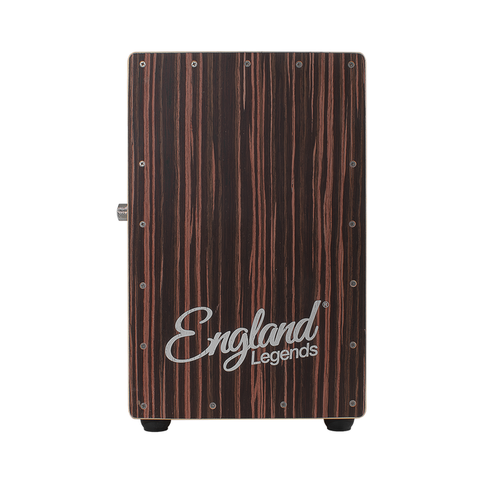CAJON PERUANO CON TAPA ATORNILLADA Y BORDONERA AJUSTABLE, COLOR NATURAL, DIMENSIONES 48 CM x 29.8 CM x 30.2 CM