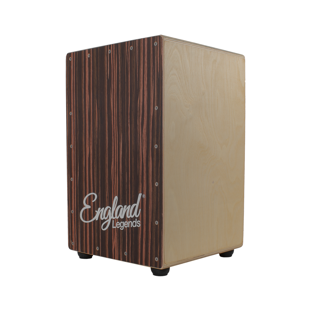CAJON PERUANO CON TAPA ATORNILLADA Y BORDONERA AJUSTABLE, COLOR NATURAL, DIMENSIONES 48 CM x 29.8 CM x 30.2 CM