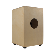 CAJON PERUANO CON TAPA ATORNILLADA Y BORDONERA AJUSTABLE, COLOR NATURAL, DIMENSIONES 48 CM x 29.8 CM x 30.2 CM