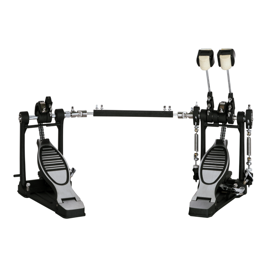 PEDAL DOBLE PARA BATERIA, TRACCION A CADENA, MAZA AJUSTABLE