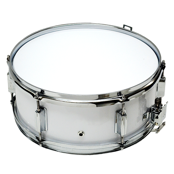 REDOBLANTE PARA MARCHA Y BATERIA, COLOR BLANCO, DE 14 x 5.5" INCLUYE CORREAS DE POLIPROPILENO