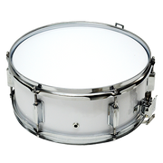 REDOBLANTE PARA MARCHA Y BATERIA, COLOR BLANCO, DE 14 x 5.5" INCLUYE CORREAS DE POLIPROPILENO