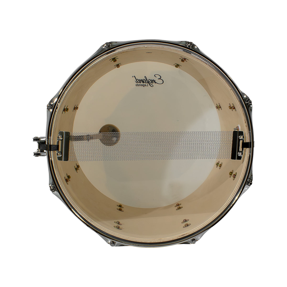 Redoblante para Banda de Guerra , 14 x 12 Pulg, Blanco, England Legends, EL-RBW04