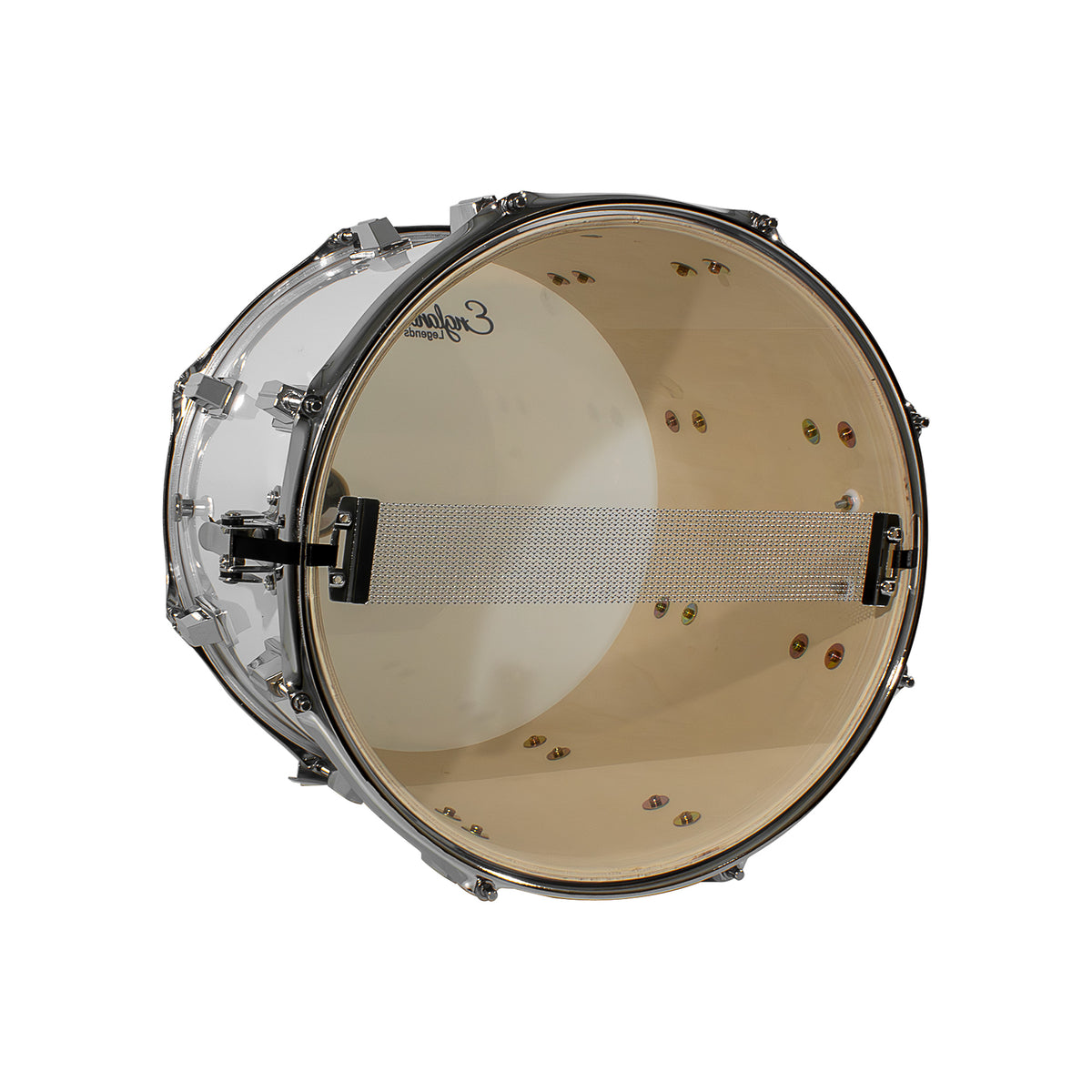 Redoblante para Banda de Guerra , 14 x 12 Pulg, Blanco, England Legends, EL-RBW04