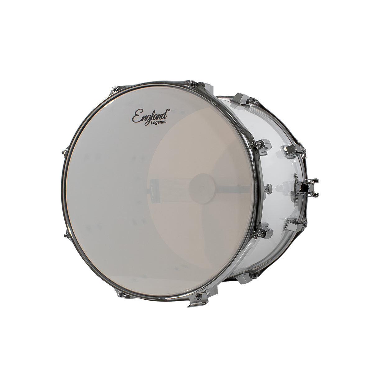 Redoblante para Banda de Guerra , 14 x 12 Pulg, Blanco, England Legends, EL-RBW04