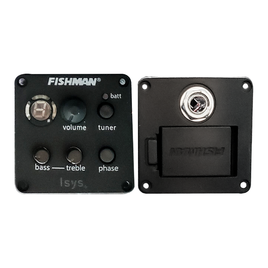 EQUALIZADOR DE 3 BANDAS TIPO FISHMAN PARA GUITARRA ELECTROCLASICA CLASICA, INCLUYE  AFINADOR CROMATICO