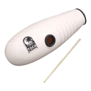GUIRO 15.5", FIBRA DE VIDRIO, COLOR BLANCO