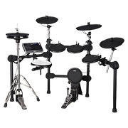 BATERIA ELECTRONICA, 9 PADS, SOPORTE DE METAL, 500 TIMBRES, 26 PRESETS, EQ 3 BANDAS, PUERTO MIDI IN-OUT