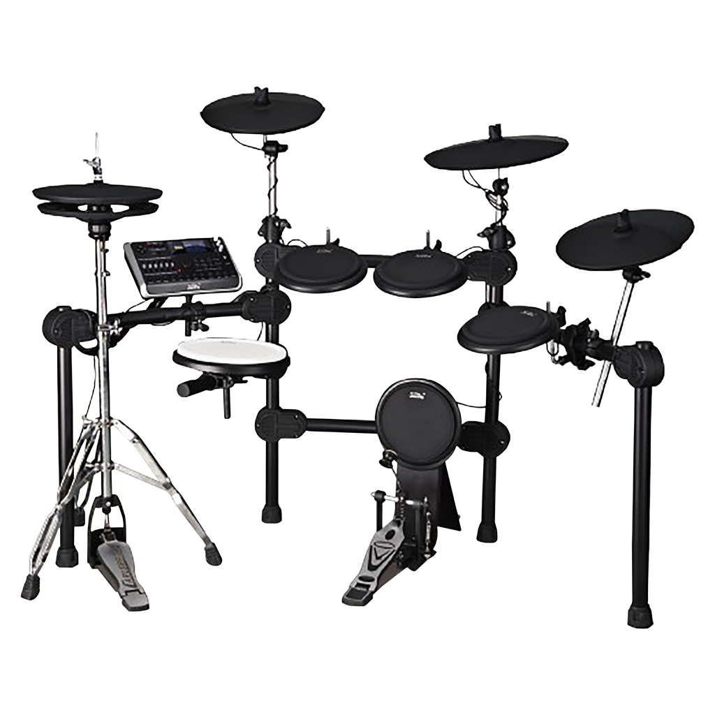 BATERIA ELECTRONICA, 9 PADS, SOPORTE DE METAL, 500 TIMBRES, 26 PRESETS, EQ 3 BANDAS, PUERTO MIDI IN-OUT