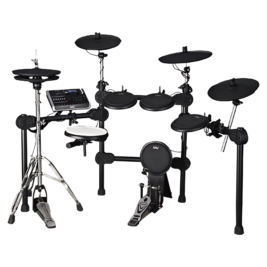 BATERIA ELECTRONICA, 9 PADS, SOPORTE DE METAL, 500 TIMBRES, 26 PRESETS, EQ 3 BANDAS, PUERTO MIDI IN-OUT