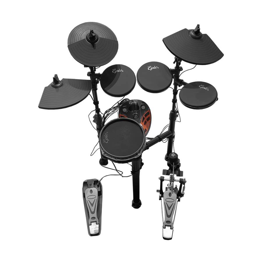 BATERIA ELECTRONICA, 7 PADS, SOPORTE DE METAL, 250 TIMBRES, 20 PRESETS PREDEFINIDOS MAS 10 DE USUARIOS, PUERTO MIDI IN-OUT