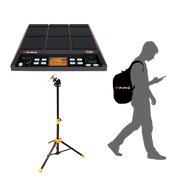 MULTIPAD DE PERCUSION ELECTRONICO INCLIYE BOSLO , 9 PADS, 32 GB DE MEMORIA INTERNA, PANTALLA LED, PUERTO USB-HOT MIDI