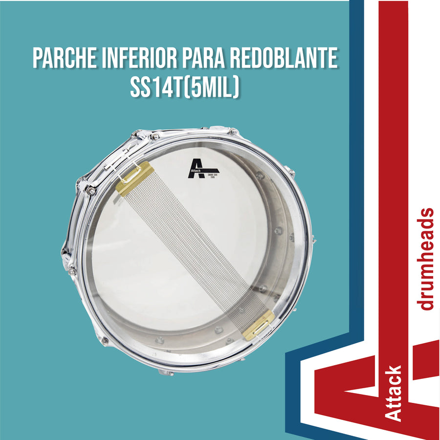PARCHE 14" PARA REDOBLANTE  INFERIOR, UNA CAPA DELGADA, TRANSPARENTE, GROSOR 5MIL