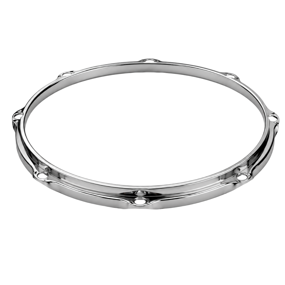 ARO 14" PARA REDOBLANTE, 1.5 MM, MATERIAL ALEACION DE ACERO CON BAÑO DE NIQUEL, 8 ORIFICIOS