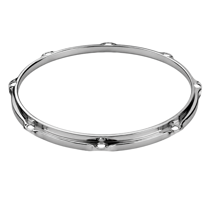 ARO 14" PARA REDOBLANTE, 1.5 MM, MATERIAL ALEACION DE ACERO CON BAÑO DE NIQUEL, 8 ORIFICIOS