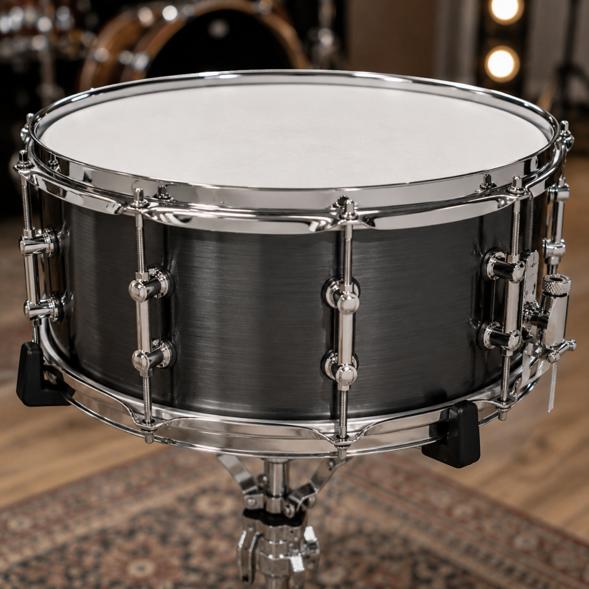 ARO 14" PARA REDOBLANTE, 1.5 MM, MATERIAL ALEACION DE ACERO CON BAÑO DE NIQUEL, 8 ORIFICIOS