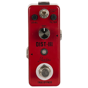 PEDAL DE EFECTO NANO DISTORSION, MATERIAL METALICO