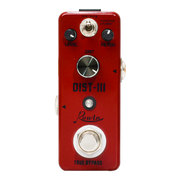 PEDAL DE EFECTO NANO DISTORSION, MATERIAL METALICO