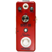 PEDAL DE EFECTO NANO DISTORSION, MATERIAL METALICO