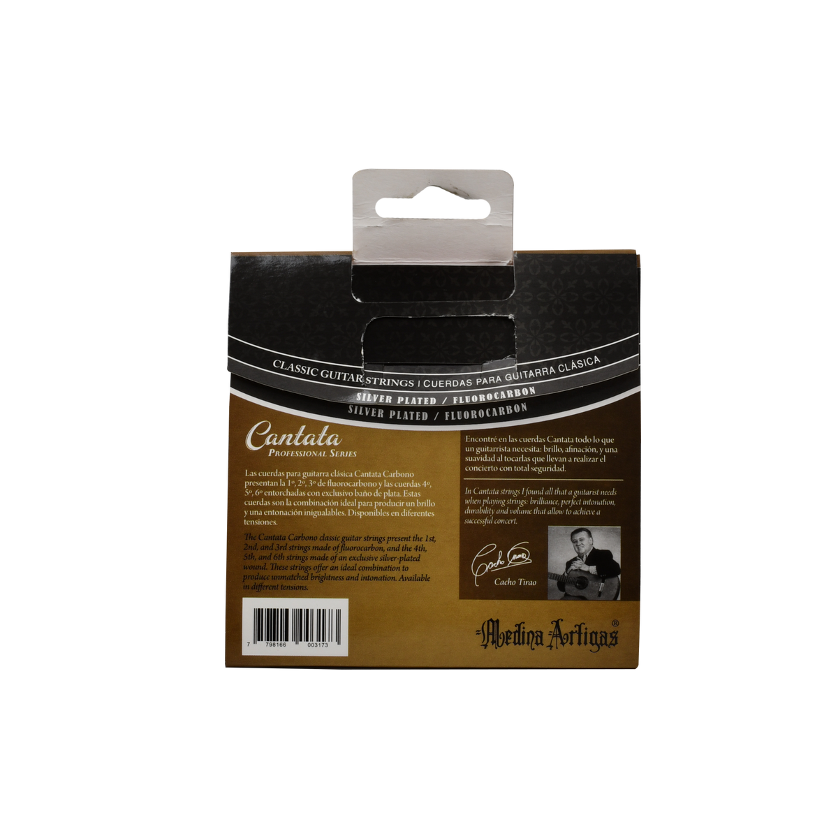 SET DE CUERDAS PARA GUITARRA CLASICA, TENSION ALTA, CARBONO