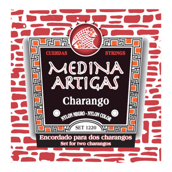 SET DE CUERDAS PARA CHARANGO, NYLON NEGRO