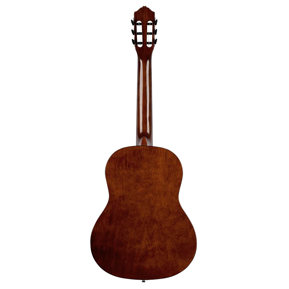 GUITARRA CLASICA 39", COLOR NATURAL, ACABADO LACADO ALTO BRILLO, TAPA DE ABETO, FONDO Y AROS DE CATALPA, CUERDAS ORTEGA