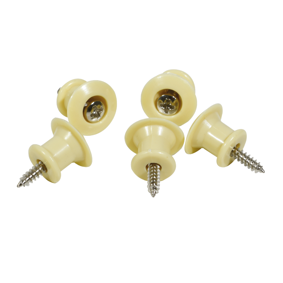BOTON PARA SOSTENER CORREA, MATERIAL NYLON, COLOR BLANCO, INCLUYE TORNILLO