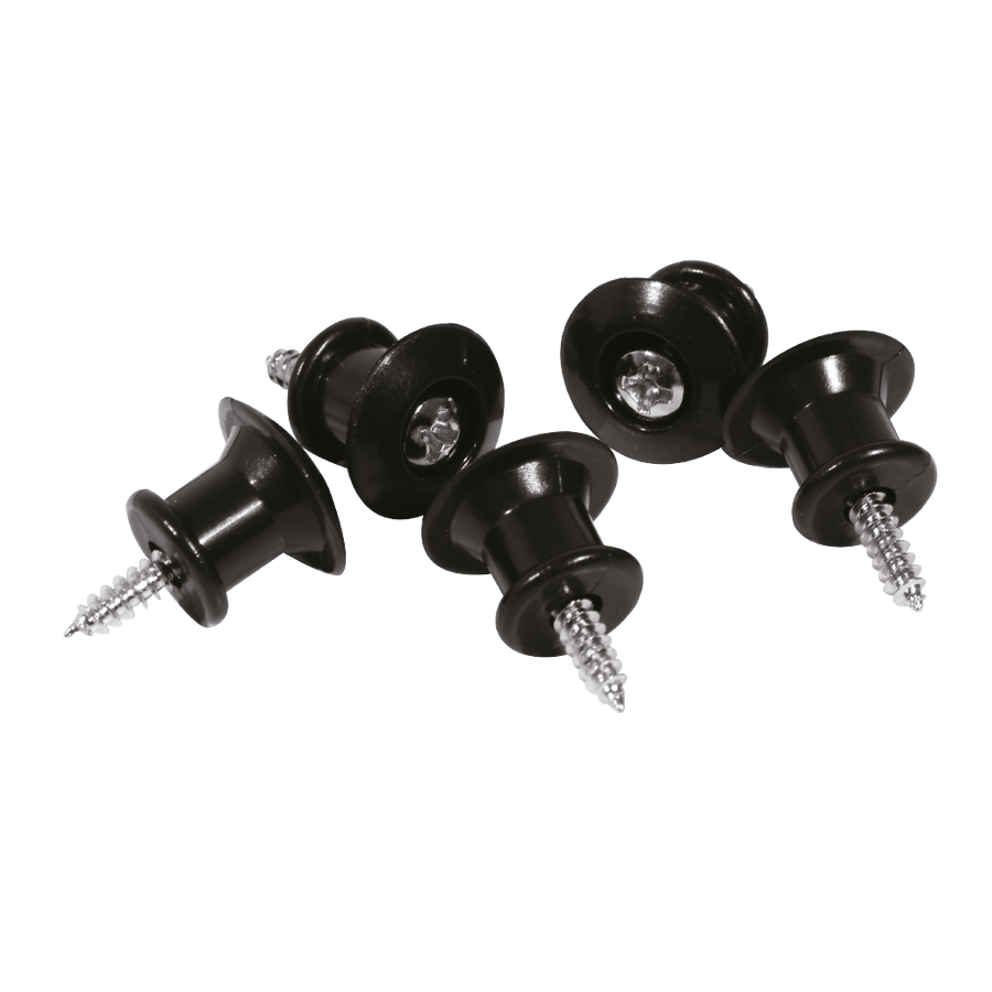 BOTON PARA SOSTENER CORREA, MATERIAL NYLON, COLOR NEGRO, INCLUYE TORNILLO