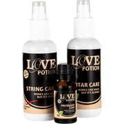 KIT COMPLETO DE MANTENIMIENTO PARA CUERPO, DIAPASON Y CUERDAS DE GUITARRA CLASICAS