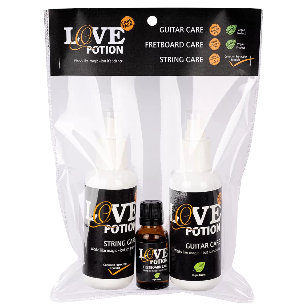 KIT COMPLETO DE MANTENIMIENTO PARA CUERPO, DIAPASON Y CUERDAS DE GUITARRA CLASICAS