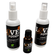 KIT COMPLETO DE MANTENIMIENTO PARA CUERPO, DIAPASON Y CUERDAS DE GUITARRA CLASICAS