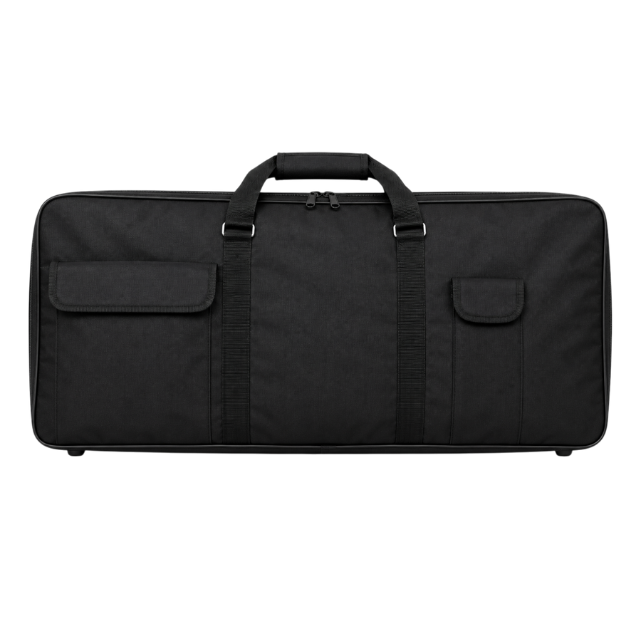 BOLSO PARA TECLADOS DE 61 TECLAS, 51CM DE LARGO, 45CM ANCHO, 7CM DE ALTO, POLIPROPILENO COLOR NEGRO