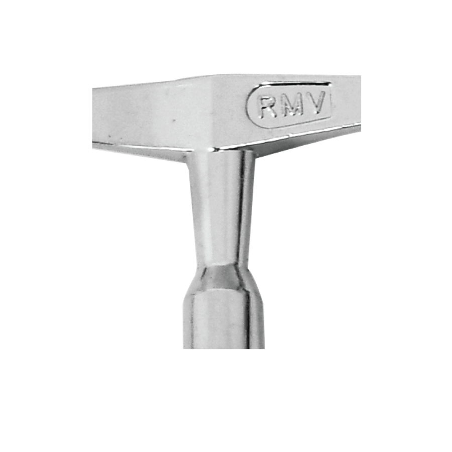 LLAVE PARA AFINAR TAMBORES DE BATERIAS TIPO MAPEX, NIQUELADA