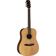 GUITARRA ACUSTICA 41", CUTAWAY COLOR NATURAL, ACABADO ALTO BRILLO, TAPA DE CEDRO MACIZO, FONDO Y AROS DE PALOSANTO, CUERDAS D ADDARIO, INCLUYE BOLSO DE 10MM DE ESPESOR
