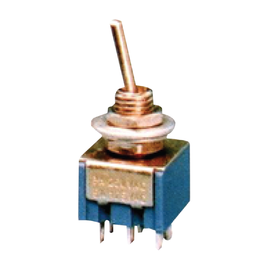 SWITCH OJO DE CANGREJO, PALANCA, 2 POCICIONES, 3 PINES, ON/ON, 250V, 2A DPDT