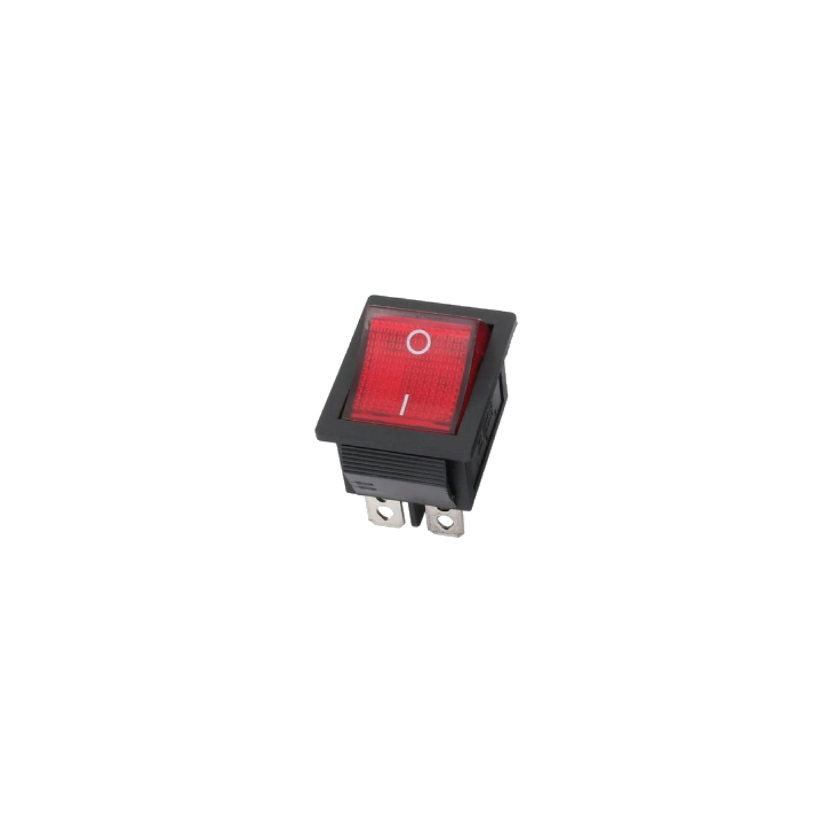 SWITCH CON NEON, 6 PINES, 2 POSICIONES, ON/OFF, 15A-250V, 20A-125V