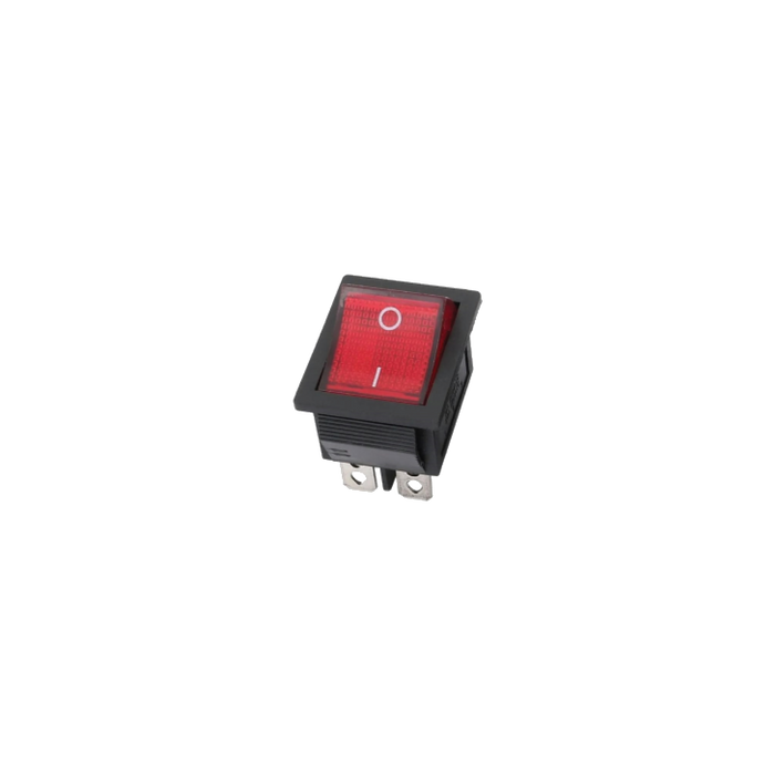 SWITCH CON NEON, 6 PINES, 2 POSICIONES, ON/OFF, 15A-250V, 20A-125V