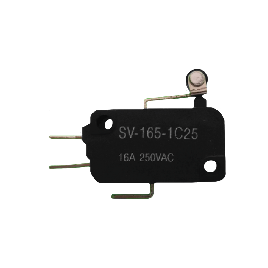 MICROSWITCH, CON PALANCA LARGA Y ROLLER, 16A, 250VAC
