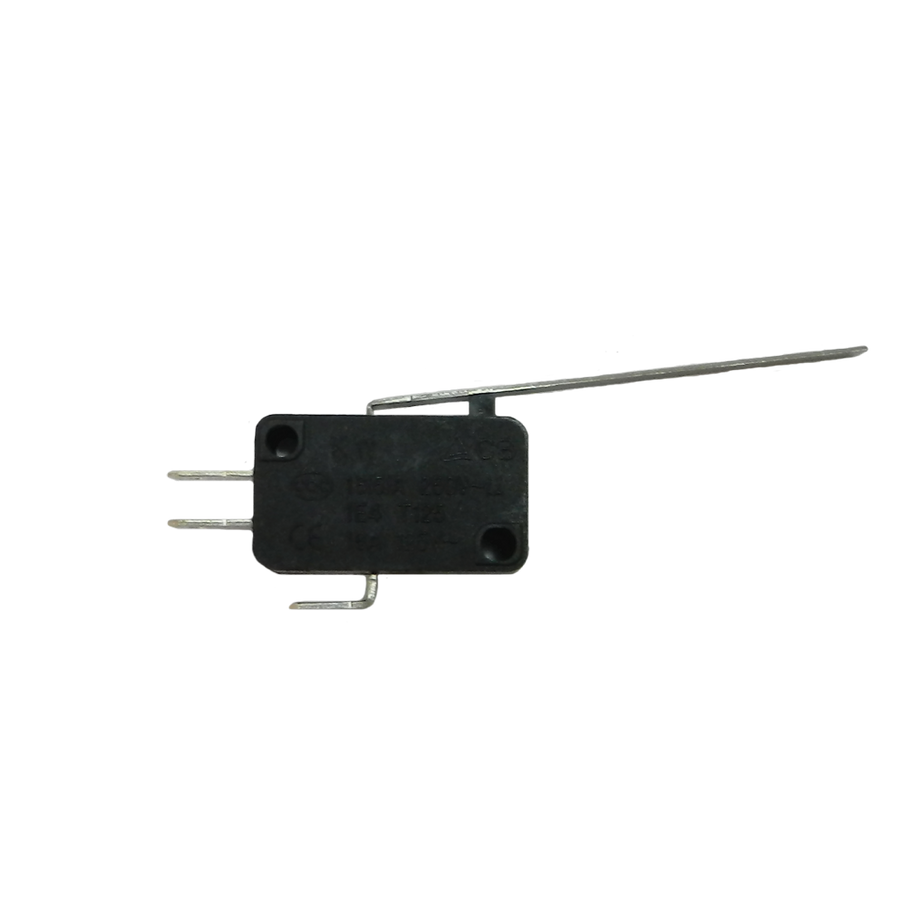 MICROSWITCH, CON PALANCA LARGA, 16A, 250VAC, NEGRO
