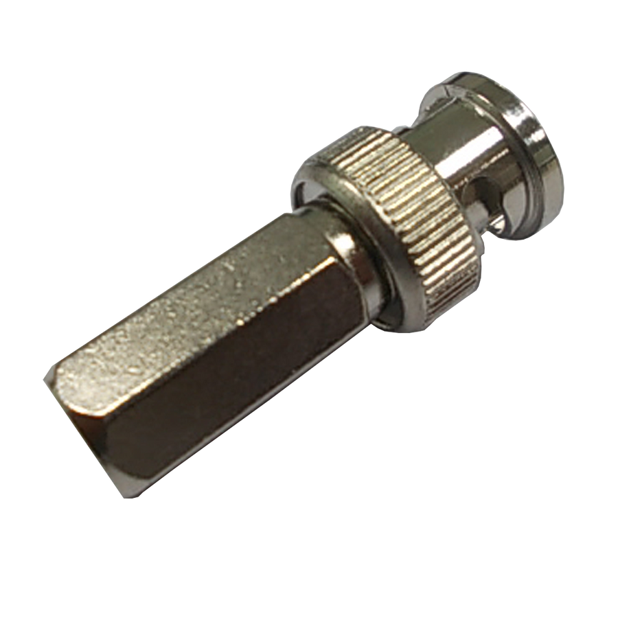 Coaxial Adaptador Hembra a BNC Zinc/Bronce con Niquel y chapado de Plata 500 Ciclos BX BNC PARA RG6