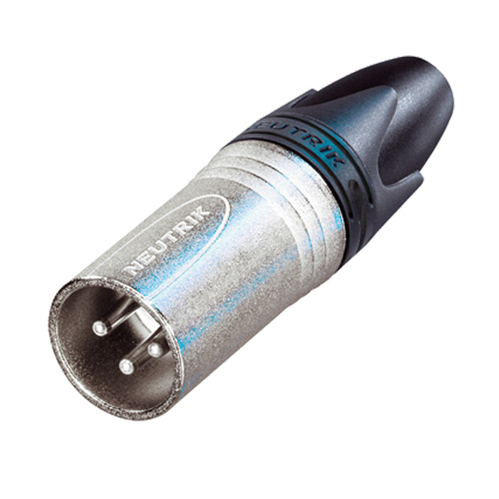 PLUG XLR, 3 PINES, METALICO