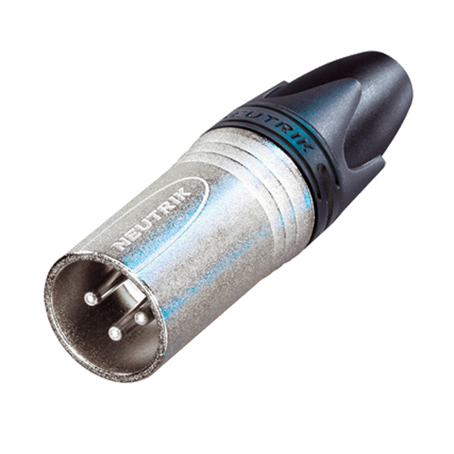 PLUG XLR, 3 PINES, METALICO