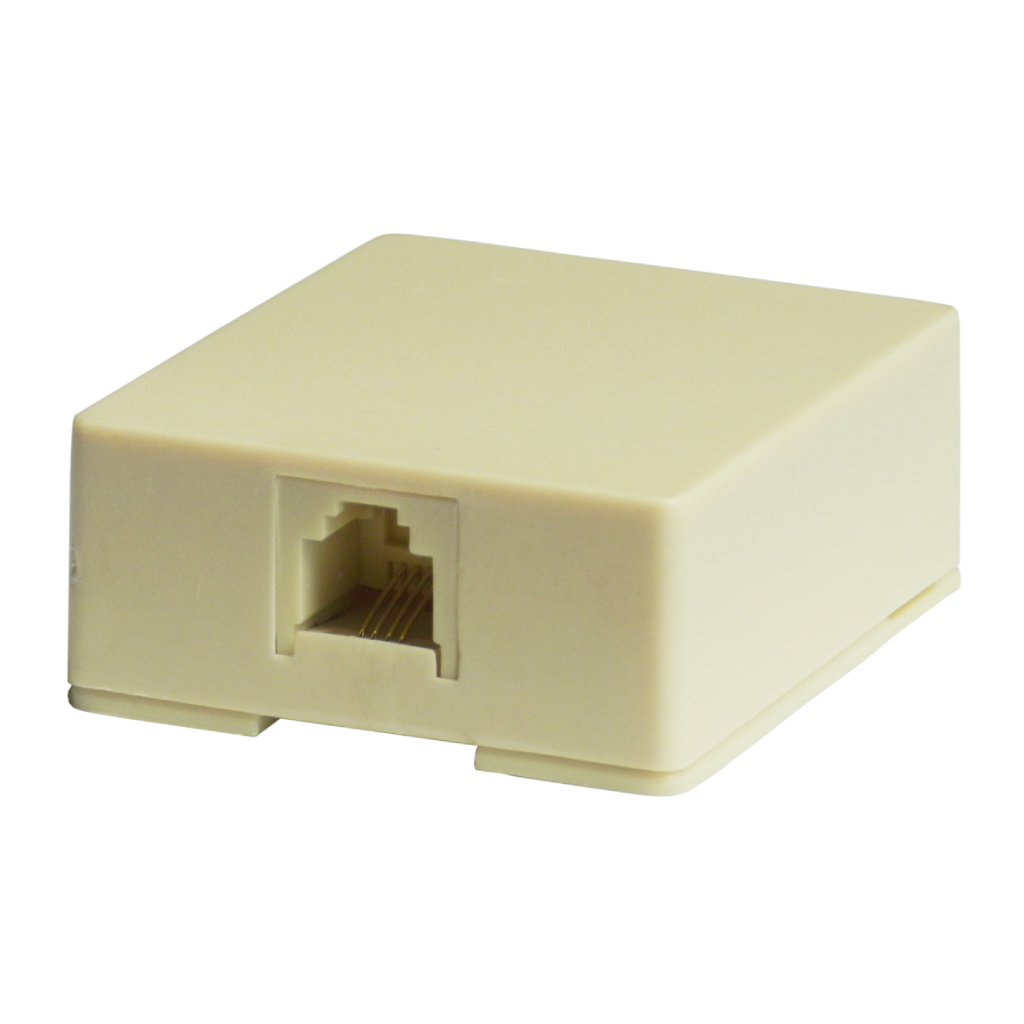Telefonico Caja de Superficie para Plug RJ11 ABS Beige BX KD4