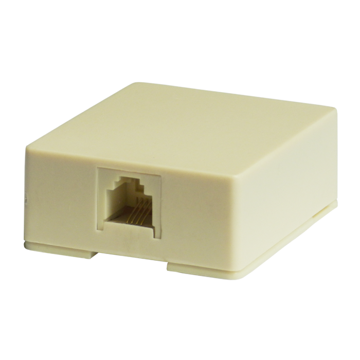 Telefonico Caja de Superficie para Plug RJ11 ABS Beige BX KD4