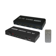HDMI SWITCH, 3 ENTRADAS HDMI A 1 SALIDA HDMI, 3D, 1080P CON CONTROL REMOTO