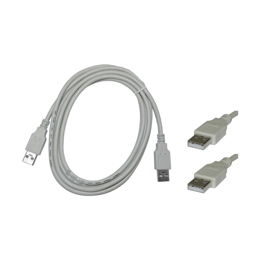 CABLE PARA PC, PLUG USB A PLUG USB, 2MTS