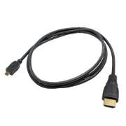 Cable HDMI Conector Tipo A (Macho) a Micro HDMI Tipo D (Macho), 1.5 m Long. Cable, ENGLAND ELECTRONICS CA-HDMI-MICRO