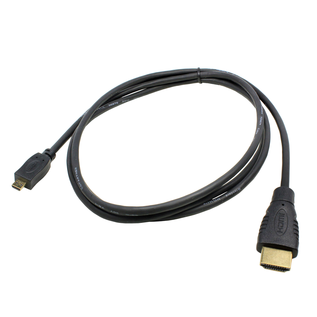 Cable HDMI Conector Tipo A (Macho) a Micro HDMI Tipo D (Macho), 1.5 m Long. Cable, ENGLAND ELECTRONICS CA-HDMI-MICRO