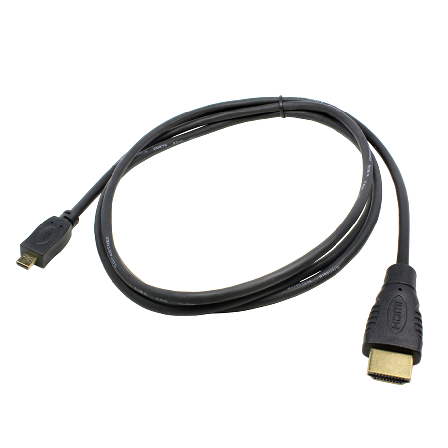 Cable HDMI Conector Tipo A (Macho) a Micro HDMI Tipo D (Macho), 1.5 m Long. Cable, ENGLAND ELECTRONICS CA-HDMI-MICRO
