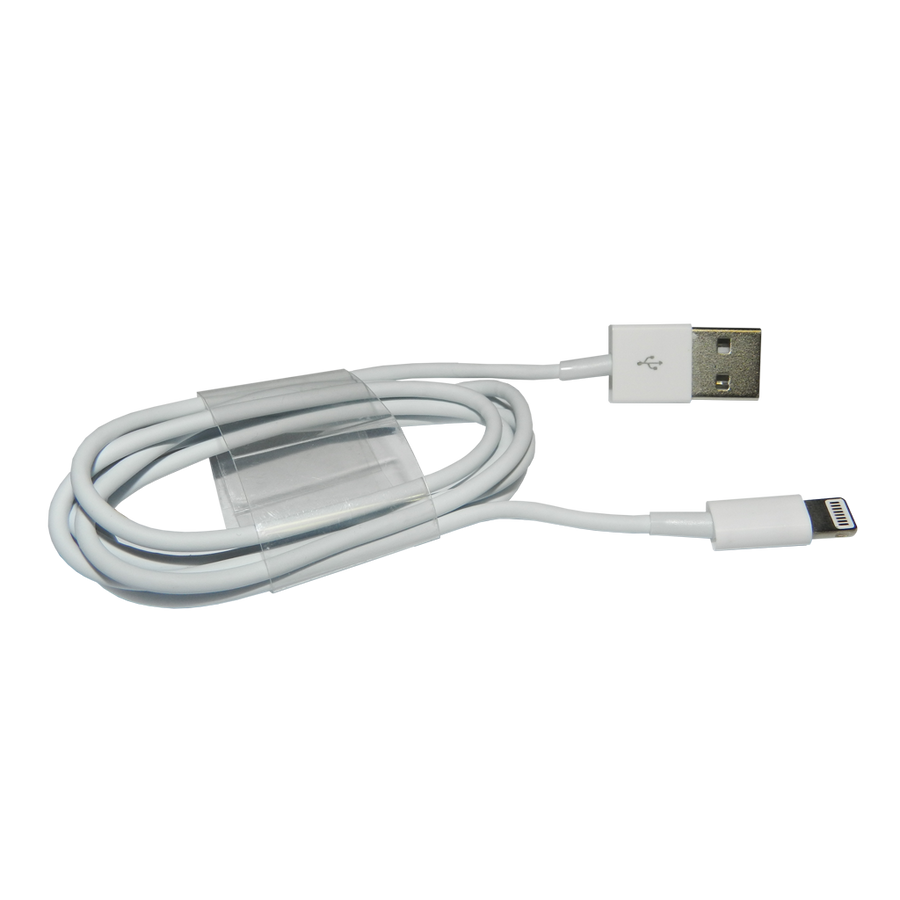 Cable USB Conector USB a Iphone 5/6, 1 m Long. Cable, BX USB-IPH5-6 WHITE